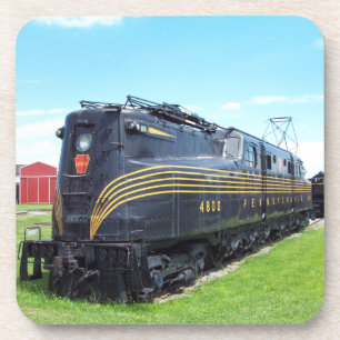 Dessous-de-verre Pennsylvania Railroad Locomotive GG-1 #4800 Trive