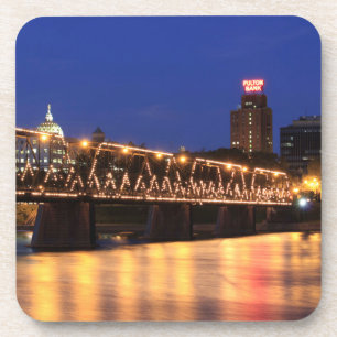 Dessous-de-verre Pennsylvania State Walnut Street Bridge