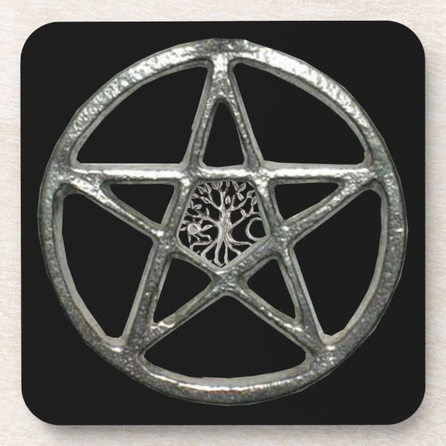 Dessous de verre Pentacle Tree Of Life (Devant)