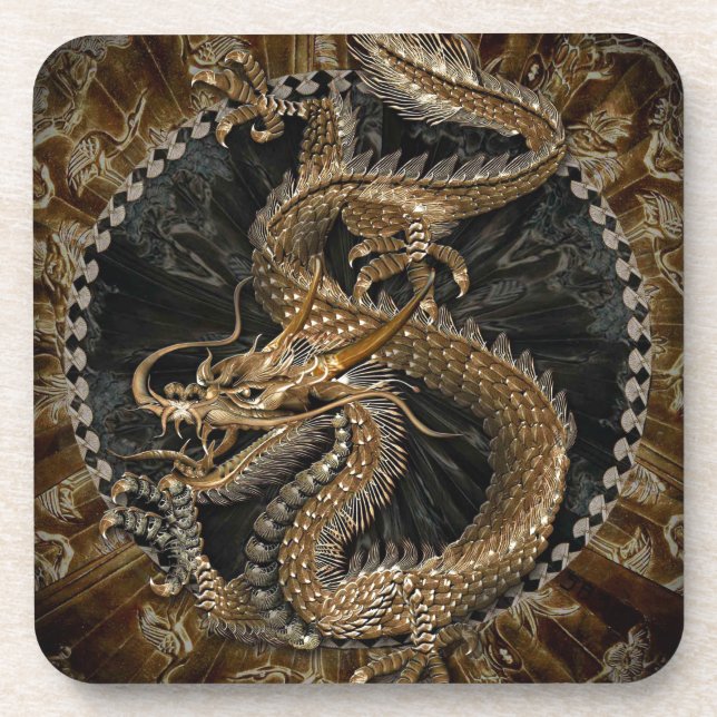 Dessous-de-verre Pentagramme dragon (Devant)