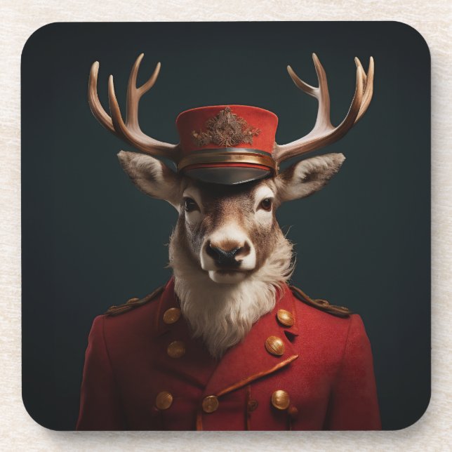Dessous-de-verre Père Noël Reindeer (Devant)