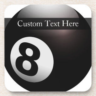 Dessous-de-verre Personnalisé 8 billards de boule