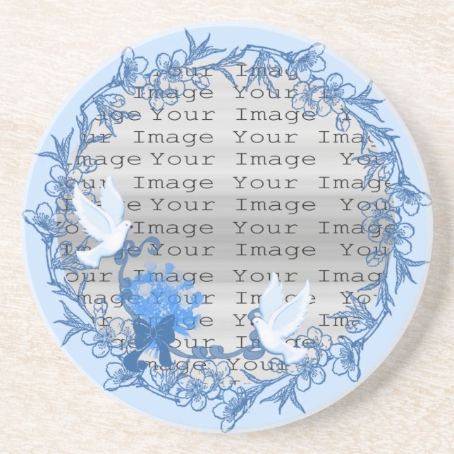 Dessous de verre personnalisé Dove (Devant)