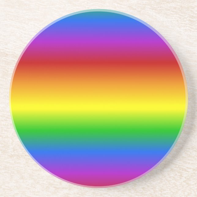 Dessous de verre personnalisé Rainbow Colors (Devant)