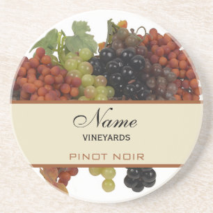 Dessous de verre personnalisés de vin