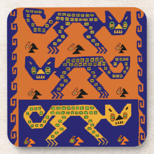 Dessous-de-verre Peruvian Tribal Cats