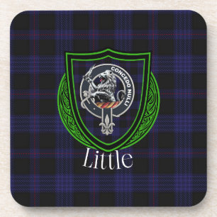Dessous-de-verre Petit tartan et blason de clan écossais