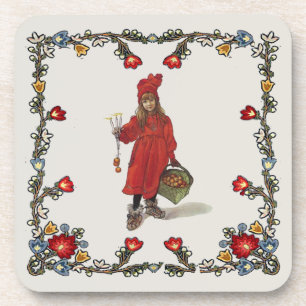 Dessous-de-verre Petite fille suédoise Scandinavie de Carl Larsson