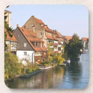 Dessous-de-verre Petite Venise (Klein Venedig) et rivière Regnitz
