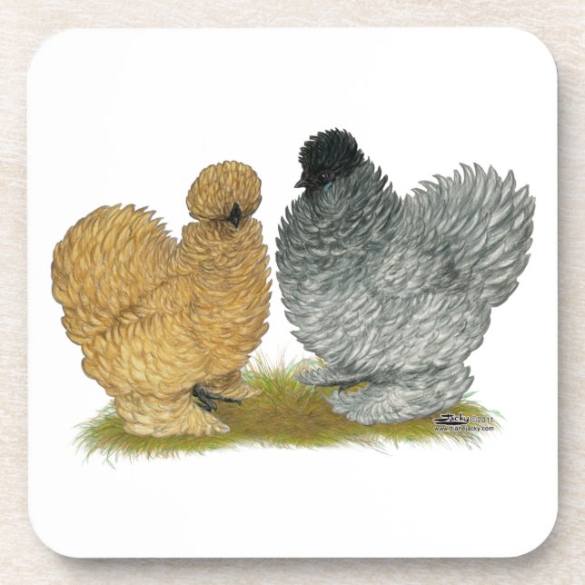 Dessous-de-verre Petits poulets (Devant)
