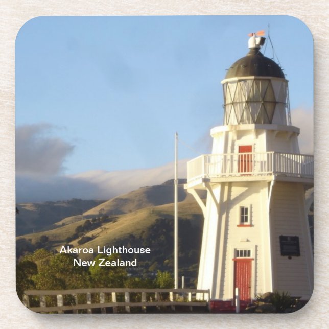 Dessous-de-verre Phare d'Akaroa, Nouvelle-Zélande (Devant)