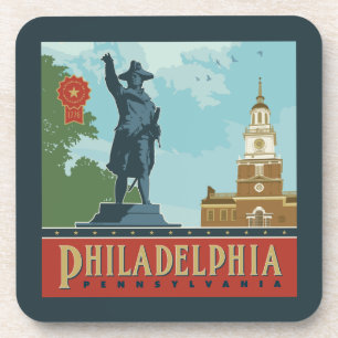 Dessous-de-verre Philadelphie, PA   Indépendance