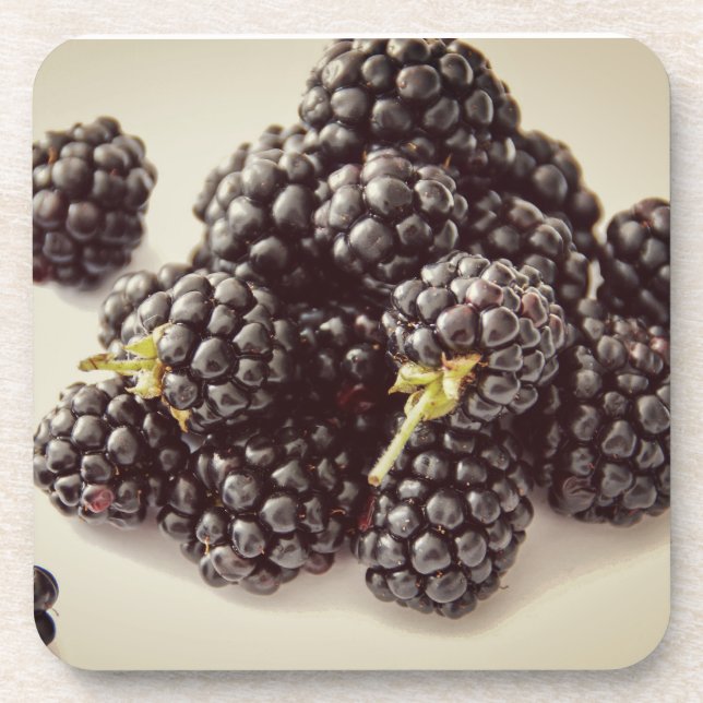 Dessous-de-verre Photo Blackberry. Commandez dès maintenant  (Devant)