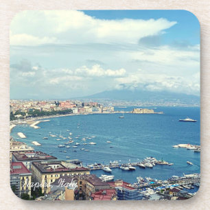 Dessous-de-verre Photo du littoral Naples Italie