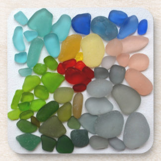 Dessous de verre photo en verre de mer, en verre d