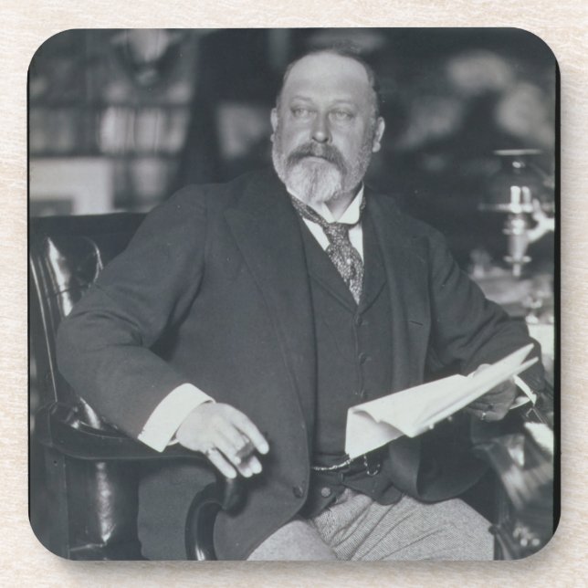 Dessous-de-verre Photographie de portrait de l'Edouard VII (Devant)