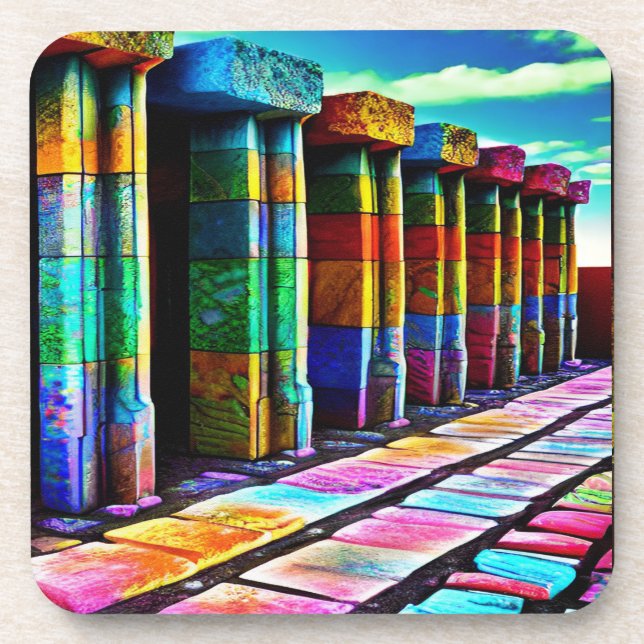 Dessous-de-verre Pierres psychédéliques (Devant)