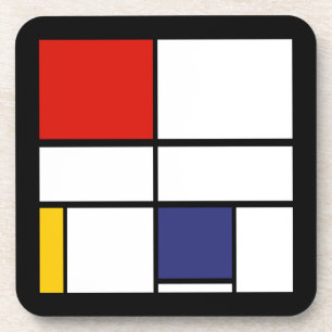 Dessous-de-verre Piet Mondrian, Composition C