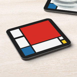 Dessous-de-verre Piet Mondrian, Composition ii