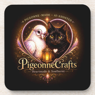 Dessous-de-verre PigeonneCrafts Faite avec amour