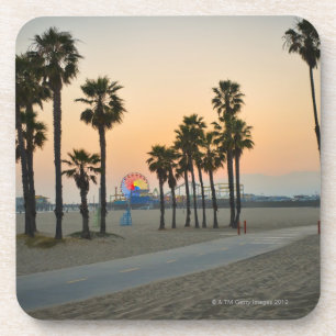 Dessous-de-verre Pilier des Etats-Unis, la Californie, Santa Monica