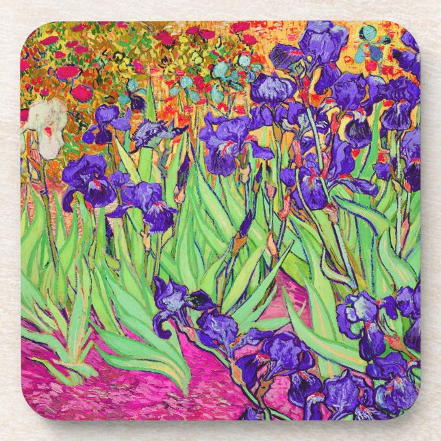 Dessous-de-verre PixDezines van gogh iris/st. rémy (Devant)
