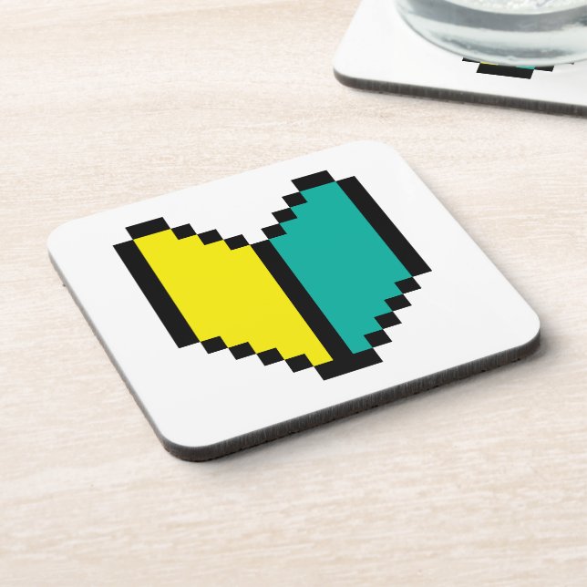 Dessous-de-verre Pixel 8 bits Wakaba / Mark Shoshinsha (Côté gauche)