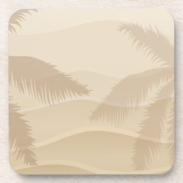 Dessous-de-verre Plage tropicale (Devant)