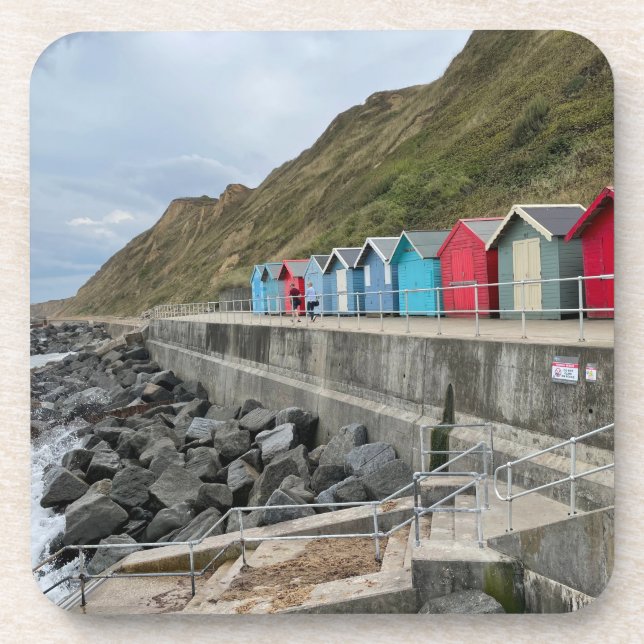 Dessous-de-verre Plages de Sheringham Norfolk (Devant)