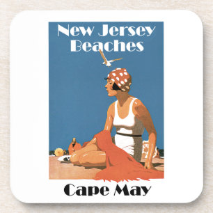 Dessous-de-verre Plages du New Jersey ~ Cape May