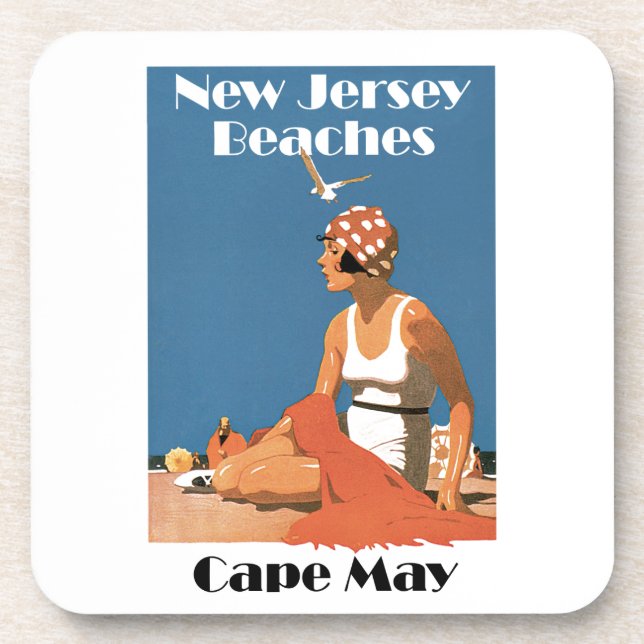 Dessous-de-verre Plages du New Jersey ~ Cape May (Devant)