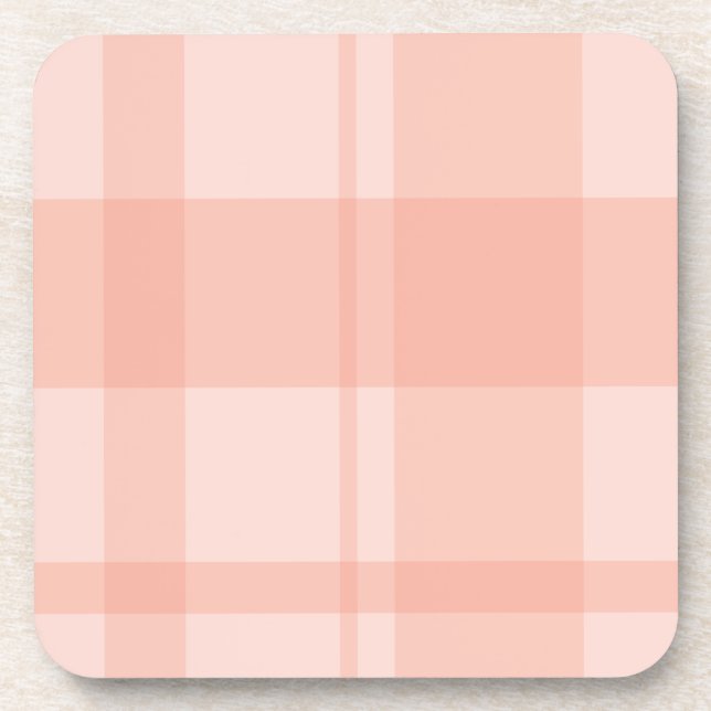 Dessous-de-verre plaid rose (Devant)