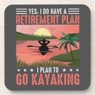Dessous-de-verre Plan de retraite Kayak