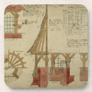 Dessous-de-verre Plans pour la Chambre rouge, bruyère de Bexley (