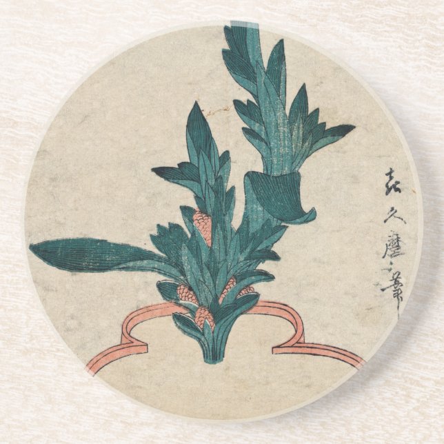 Dessous de verre Plante pointé (Devant)