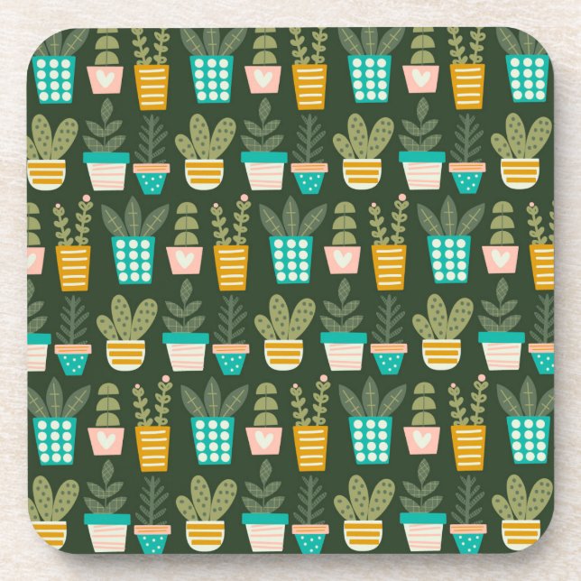 Dessous-de-verre Plantes succulents (Devant)