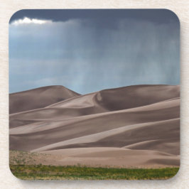Dessous-de-verre Pluie sur les grandes dunes de sable