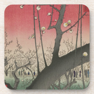 Dessous-de-verre Plum Estate Japonais Edo Woobblock Plum