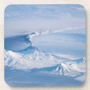 Dessous-de-verre Plume Émanant Du Volcan Kliuchevskoi.