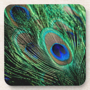 Dessous-de-verre Plumes de paon Lucky