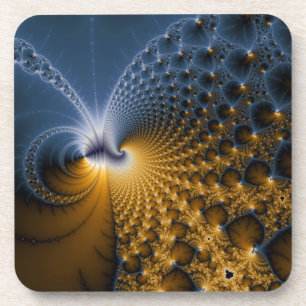 Dessous-de-verre Plus loin - L'art fractal