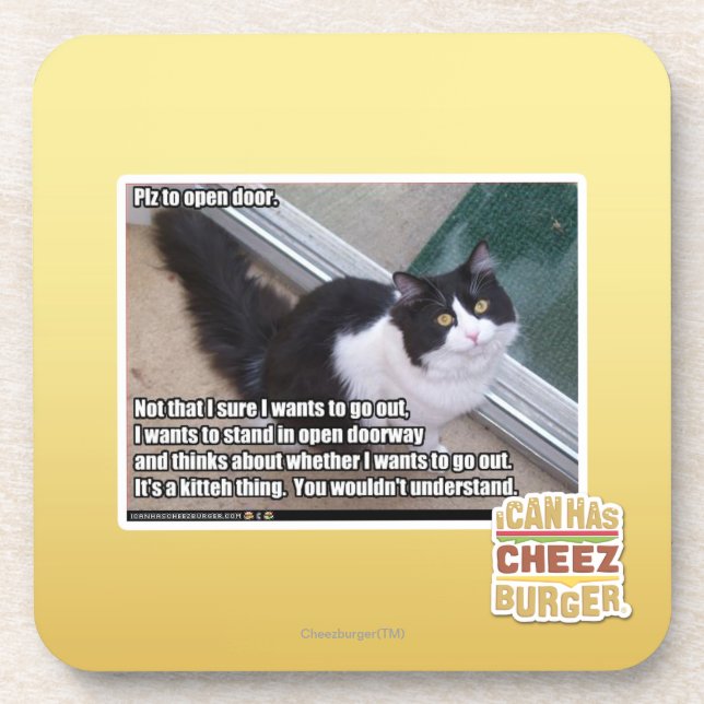 Dessous-de-verre PLZ à la porte ouverte (Devant)