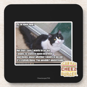 Dessous-de-verre PLZ à la porte ouverte