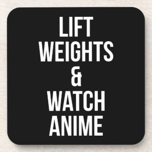 Dessous-de-verre Poids Lift Et Anime De Regarder - Gymnase Inspiran