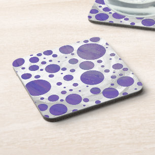 Dessous-de-verre Pointe Polka Smear Blueberry