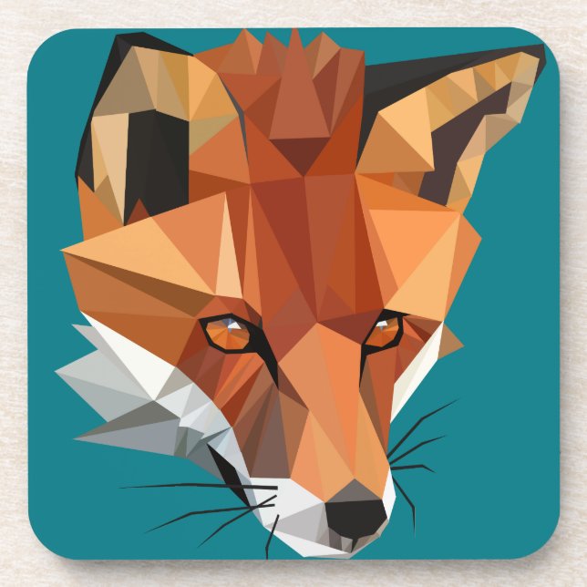 Dessous-de-verre Polygon Fox Custom (Devant)