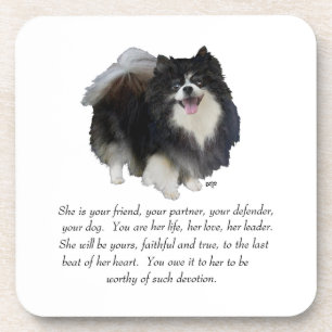Dessous-de-verre Pomeranian Keepsake Female