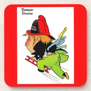 Dessous-de-verre pompier Damper Downe