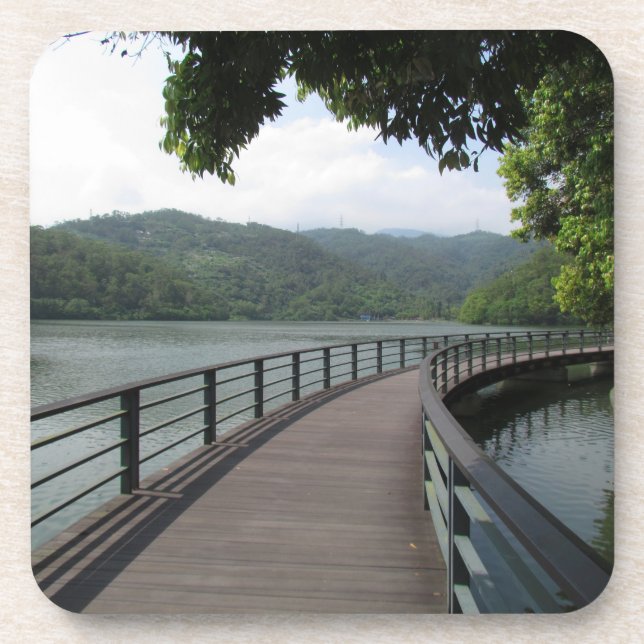 Dessous-de-verre Pont cyclable sur l'eau (Devant)