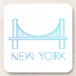 Dessous-de-verre Pont de Brooklyn   New York City